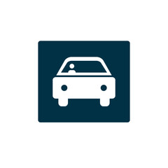 Car transportation icon vector logo design