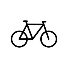 Fototapeta premium Bike icon vector flat style illustration