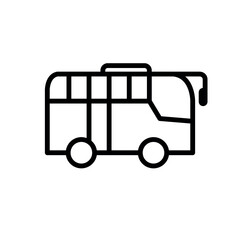 Car transportation icon vector logo design