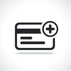 add new payment card icon