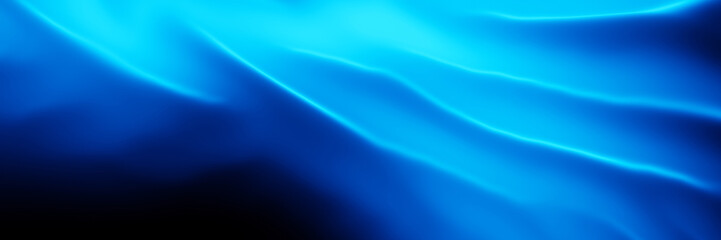 Blue and black abstract wave background.