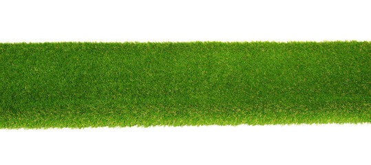 Green grass isolated on white background