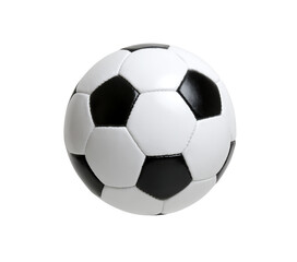 Soccer ball on white