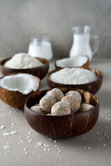 Vegan coconut truffles