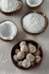 Vegan coconut truffles