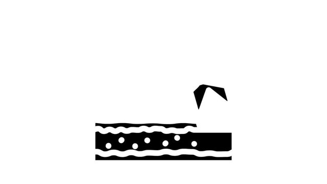 microdermabrasion therapy glyph icon animation