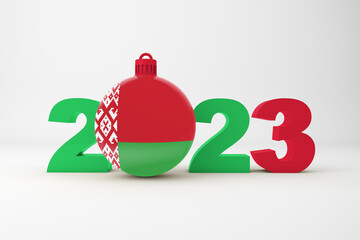  2023 Year With Belarus Ornament