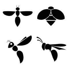vector wasp logo icon