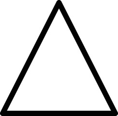 Triangle Vector Icon
