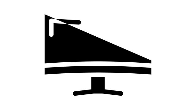monitor computer display glyph icon animation