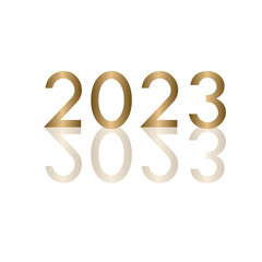2023 Happy New Year Nowy rok, Happy New 2023 gold
