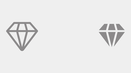 Diamond vector icon sign symbol