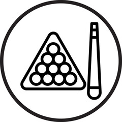 Billiards Icon Style