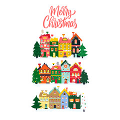 Blue Merry Christmas Concept. Illustration of Seasonal Greetings. Holiday Celebration.