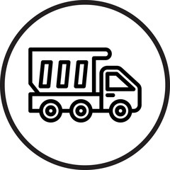 Dump Truck Icon Style
