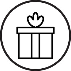 Gift Box Icon Style