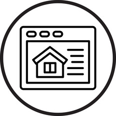 House Website Icon Style