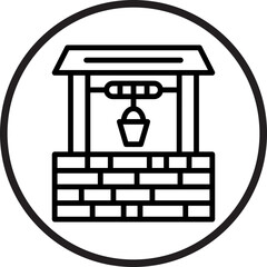 Water Well Icon Style