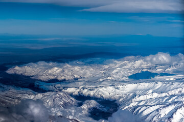 Fototapeta na wymiar View of Mont Blanc mountains