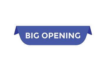 Big opening button web banner template Vector Illustration
