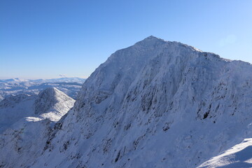 Snowdonia Snowdon winter wales glyderau carneddau