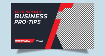 Editable youtube thumbnail template design for youtube videos video thumbnail video cover template 