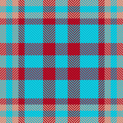 Check plaid pattern. Texture background seamless. Vector tartan fabric textile.