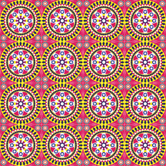 seamless digital geometrical pattern design illustration
