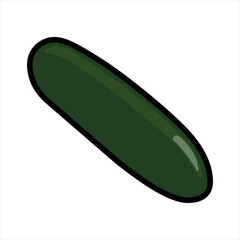 Cucumber Vegetable Illustration