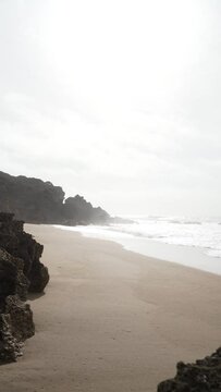 Paisaje costero en el sur de espa&ntilde;a,en chiclana