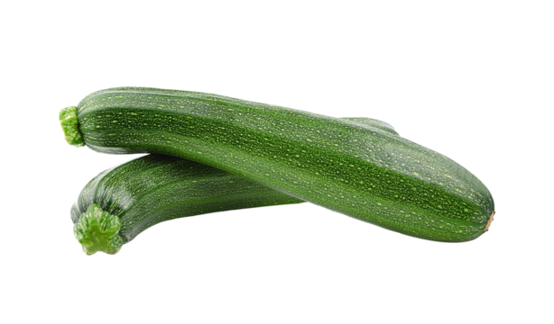  zucchini isolated on transparent png
