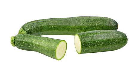 fresh vegetable zucchini isolated on  transparent png