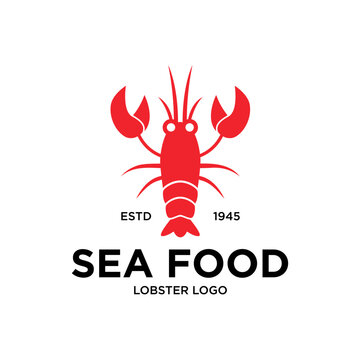 Seafood logo design restaurant fresh crab and shrimp logo for label product and seafood shop 