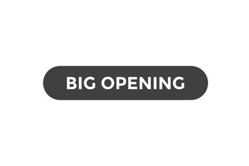 Big opening button web banner template Vector Illustration
