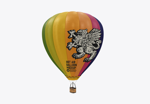 Hot Air Balloon Mockup