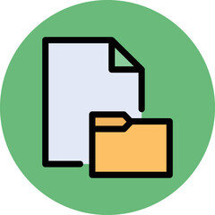 File Folder Vector Icon

