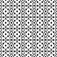 black and white geometric seamless pattern