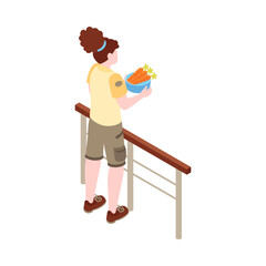 Carrots Zoo Worker Composition