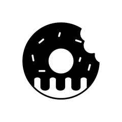 Doughnut icon vector design templates