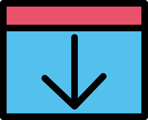 Download File Vector Icon
