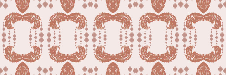 Ikkat or ikat stripe batik textile seamless pattern digital vector design for Print saree Kurti Borneo Fabric border brush symbols swatches party wear