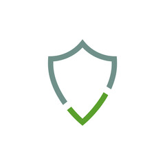 Protection shield vector icon.