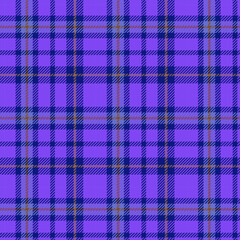 purple plaid seamless vector pattern with twill weave