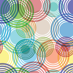 Seamless pattern with circles . Vector