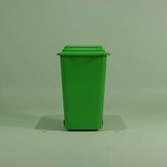 Trash Park View Front 3D Rendering