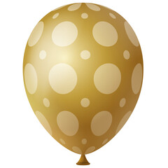 white gold 3d helium air balloon