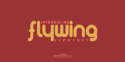 Modern Bold Font. Regular Italic Number Typography urban style alphabet fonts for fashion, sport, technology, digital, movie, logo design, vector illustration