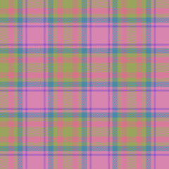 pink pastel plaid seamless vector pattern with twill weave