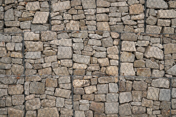 Gabions wall wall stone structure