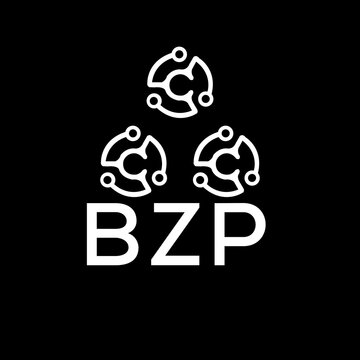 BZP letter logo. BZP best black background vector image. BZP Monogram logo design for entrepreneur and business.
